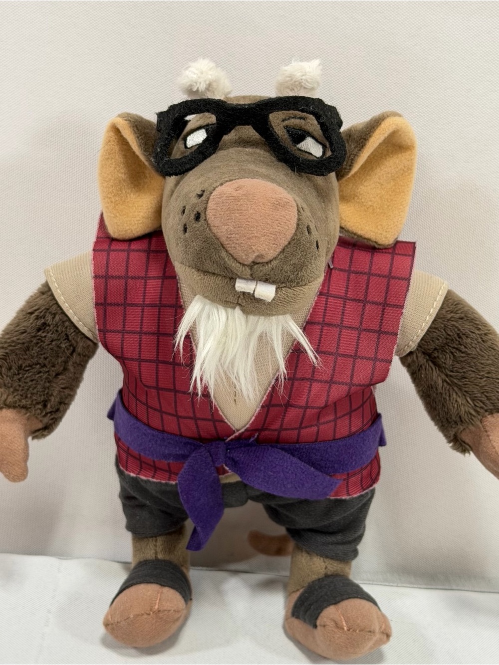 TMNT Mutant Mayhem Master Splinter Plush 9" Mattel Nickelodeon 2023 Movie Toy
